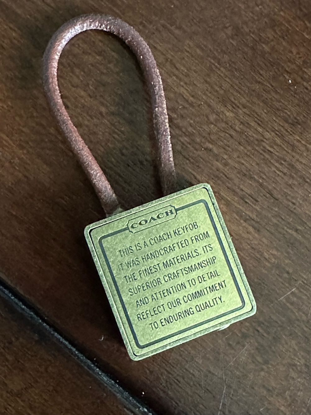 Coach Metal Story Patch Fob - Picture 3 of 7